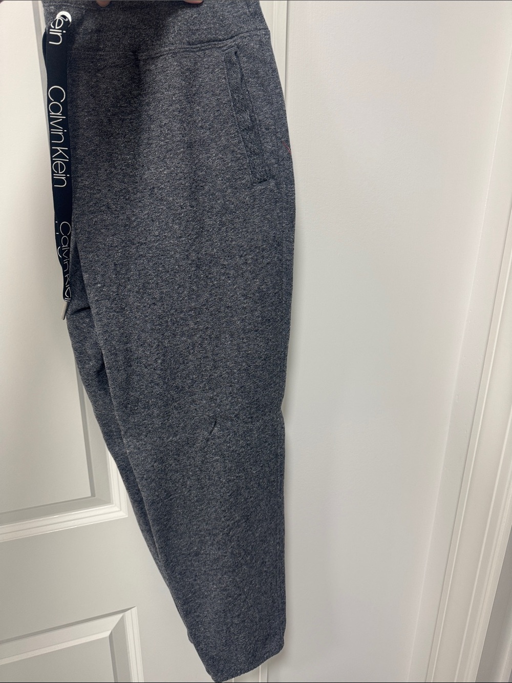 Calvin Klein Women's Charcoal Gray Jogger Sweatpants